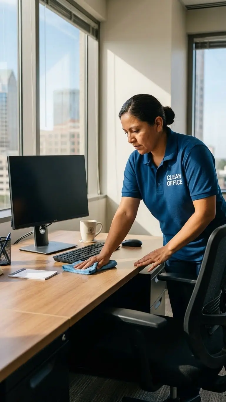 Desk Cleaning